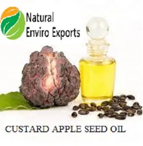 त्वचा, बालों की देखभाल और अन्य उद्देश्यों के लिए जैविक और शुद्ध कस्टर्ड सेब के बीज का आवश्यक तेल, भारत में निर्मित उत्पाद
