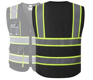 Chaleco de Seguridad de Alta Visibilidad al por Mayor, Personalizable, Suministro de Fábrica, Chaleco Reflectante Suave y Transpirable de Primera Calidad, OEM ODM, Cómodo - Product Image 2