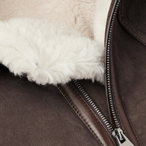 2025 <b>Men's</b> Winter Sherpa Streetwear <b>Jacket</b> High Quality Wool Thick <b>Suede</b> Fabric Sheep Fur Fashionable Casual Outdoor XS Size - Product Image 4