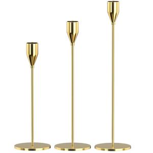 Photophore métallique doré éblouissant fait à la main Bougeoir de luxe avec un design accrocheur Décor multi-occasion Noël - Product Image 4