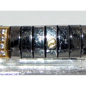 Braccialetti e braccialetti di cristallo impreziositi in argento 925 Sterling e oro 18k - Product Image 1