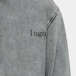 Nuevo estilo de lavado ácido de la mejor calidad de lavado ácido personalizado hecho en Pakistán OEM Fabricación de lavado ácido con capucha sudaderas con capucha para hombres - Product Image 6