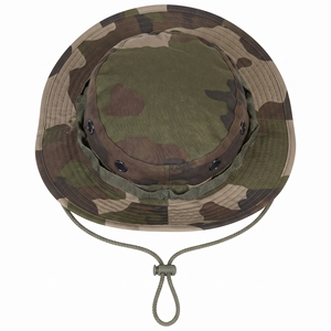 Chapeau Bob en Toile Camouflage Unisexe Adulte Extérieur Décontracté Respirant Imperméable Polyester Large Bord avec Œillets et Sangle Réglable - Product Image 3
