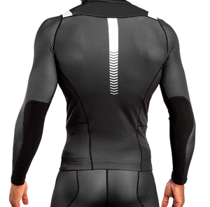 High Quality Sublimation Printed Custom Logo MMA <b>BJJ</b> Surf <b>Rashguard</b> Long Sleeve Manufacturers' Customizable Rash Guard - Product Image 2