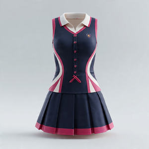 Vestidos de Netball Personalizados por Sublimación, Tops Deportivos sin Mangas para Mujer, Uniforme de Netball 100% Poliéster, Vestidos de Entrenamiento de Netball - Product Image 5