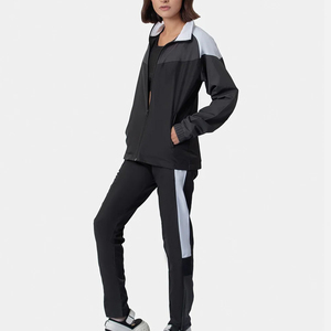 High Quality Custom Size Women's Oversized Pullover Tracksuit Long Casual Solid Pattern <b>Jogging</b> <b>Suit</b> for Winter - Product Image 1