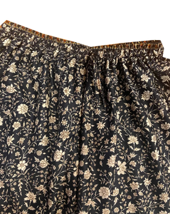 Pyjama Bohème Femme en Soie Recyclée Sari, Nouvelle Collection Été, Vintage, Taille Mi-Haute, Vêtement de Nuit/Plage, Taille Élastique Unie - Product Image 4