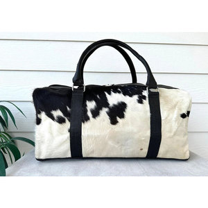 Best Manufacturing Travel Use Leather Cowhide Duffle <b>Bag</b> Durable Material Leather Cowhide Duffle <b>Bag</b> <b>For</b> <b>Sale</b> - Product Image 3