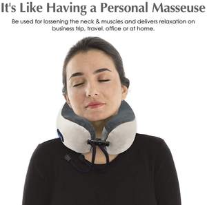 Avión, coche, viaje, oficina, hogar, regalo tejido profundo 3D amasado en forma de U mini masajeador de cuello con terapia de calor - Product Image 2