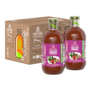 100% オーガニックローズヒップジンジャーKombuchaジョージアのナチュラルオーガニックローズヒップジンジャーKombucha 200ml/300ml/750ml/1lボトル - Product Image 6