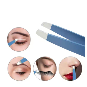 Pinza de Cejas Puntiaguda de Acero Inoxidable de Grado Profesional Premium para una Depilación Precisa e Indolora con Logotipo Personalizado - Product Image 3