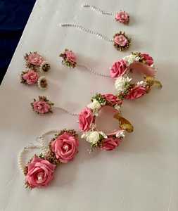 Parures de bijoux Gajray tendance en plastique, bracelets en laiton, Gajra en plastique, bijoux artificiels, bracelets de mariage pour femmes - Product Image 2