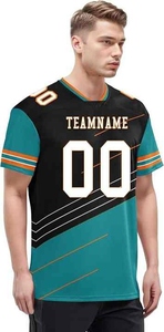 Maillot de football respirant imprimé, écologique, à séchage rapide en polyester pour adulte – Vente en gros, personnalisation usine, sublimation OEM - Product Image 4