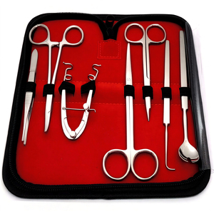Instruments chirurgicaux médicaux en acier inoxydable, ciseaux manuels, pinces, kit de pratique de chirurgie mineure, certifié CE, norme ISO13485 - Product Image 6