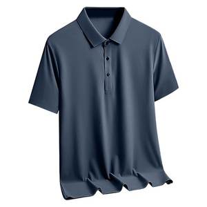 Polo informal de negocios para hombre, camisetas de manga corta en blanco lisas negras, camiseta de Golf deportiva con logotipo bordado con impresión personalizada - Product Image 2