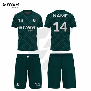 Customized Printing Logo Custom Name Soccer Wear <b>Sports</b> <b>Jersey</b> Quick Dry Breathable Eco-friendly Lightweight Football Uniform - Product Image 1