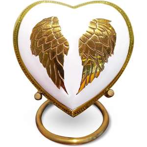 Alta demanda, suministros funerarios en forma de corazón, urnas de cremación de metal disponibles a precio mayorista del exportador indio - Product Image 1