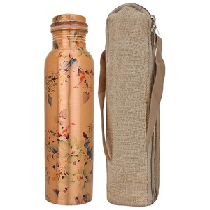 <b>Hot</b> Selling Printed Pure Copper <b>Bottle</b> with Carrying Bag for Drinking <b>Water</b> Available for Multipurpose Usage for Boiling <b>Water</b> - Product Image 2