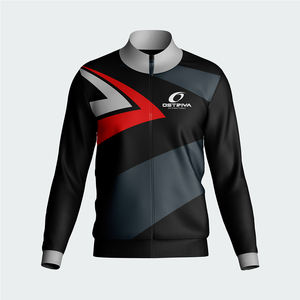 À la mode couleur unie manteau léger confortable hommes veste à glissière respirant vêtements de sport dernière mode hommes veste - Product Image 5