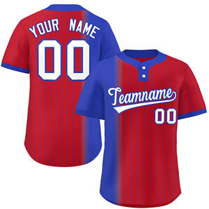 Venta al por mayor de camisetas de uniforme de softbol cosido personalizado de secado rápido transpirable malla de béisbol Jersey Impresión digital antibacteriana hombres - Product Image 1
