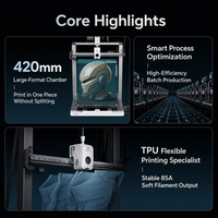 Imprimante 3D Creality Ender 3 V3 Mega haute vitesse CoreXZ avec extrudeur à entraînement direct 300C, nivellement automatique pour prototypage ABS TPU