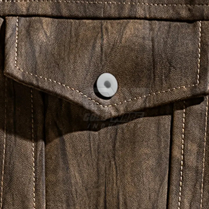 Chaleco de cuero transpirable y cómodo para hombre, ropa informal, precio razonable, Chaleco de cuero para hombre hecho en fábrica - Product Image 5