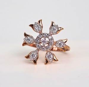 Anillo de Oro Amarillo Sólido de 14K con Diamante Cultivado en Laboratorio de 1 Quilate, Corte Redondo, Brillante y Pulido, Anillo de Boda para Mujer, Color D a G, Claridad IF SI2 - Product Image 1