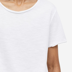 T-shirt en coton pour homme T-shirt oversize sérigraphié à épaules tombantes T-shirts personnalisés avec impression de haute qualité - Product Image 3