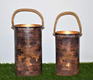 Candelabro de hierro de color marrón claro antiguo, tamaño personalizado, perfecto para su espacio de estar - Product Image 5