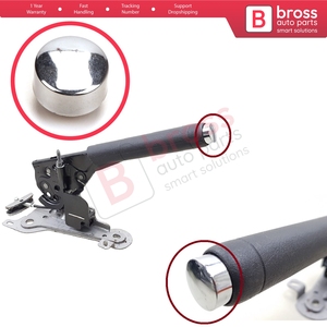 Couvre-bouton de frein à main BDP1198 couleur CHROME 98062965ZD pour C3 C-Elysee C4 Cactus 207 208 301 - Product Image 5