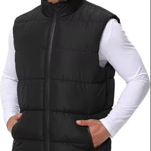 Venta Directa de Fábrica, Chaleco Acolchado Personalizado de Alta Calidad, Transpirable, con Cierre 100%, Ropa de Abrigo Informal de Invierno para Hombre, Más Vendido - Product Image 1
