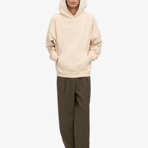 Sudaderas con capucha lisas OEM de alta calidad para hombre, ropa de calle informal con logotipo personalizado, sudaderas con capucha en blanco de gran tamaño Unisex para hombre - Product Image 2