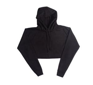 Sudaderas con Capucha Cortas de Algodón y Poliéster para Gimnasio y Fitness, con Estampado Personalizado para Mujer - Product Image 4