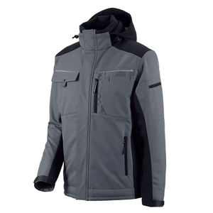 Chaqueta Softshell de Corte Contemporáneo para Hombre, con Capucha, Resistente al Viento, Repelente al Agua, Urbana, para Exteriores, Chaquetas Softshell Hechas a Medida - Product Image 1