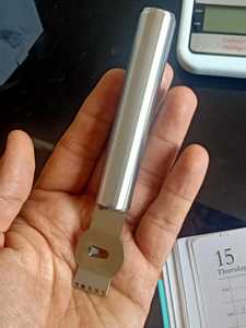 75-râpe à ZESTER de citron en acier inoxydable avec couteau à canal - Product Image 2