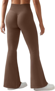 Meilleure vente OEM Logo personnalisé pantalons pour femmes taille haute jambe droite femmes coupe ample taille haute pantalons pour femmes - Product Image 5