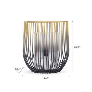 Portavelas votivas de metal de excelente calidad para interiores y exteriores, portavelas para velas de té, decoración para el hogar, hotel, oficina, bodas y fiestas. - Product Image 3