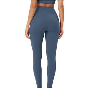 Pantalones de Yoga de Cintura Alta para Mujer, Transpirables, de Spandex/Poliéster, Mallas de Gimnasio, Cómodas, Elásticas, con Cordón, Casuales - Product Image 2