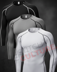 Camiseta Deportiva de Compresión de Manga Larga para Hombre, para Fitness, Entrenamiento, Deporte, Running, Ropa de Alto Rendimiento - Product Image 6