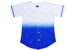 Camiseta de béisbol de manga corta de alta calidad, ligera, cómoda, botón completo, personalizado, nombre del equipo, número, técnica de sublimación - Product Image 2