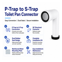 Flexibler P-Trap S-Trap WC-Anschluss für 9903176999 PWG001 Auslaufsicheres Modernes WC-Abflussrohr-Umbausatz