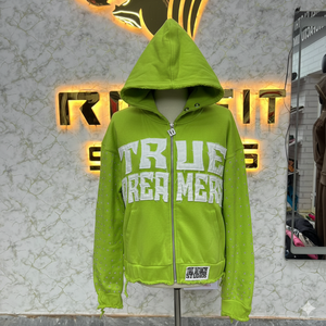 Sweat à capuche à fermeture éclair de style sportif, coupe parfaite, nouveau style, imprimé personnalisé, fabriqué en usine, prix bas, sweat à capuche pour hommes - Product Image 1