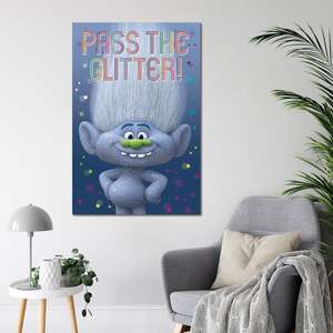Trolls Diamond Guy Wall Decor <b>Poster</b> Glitter Pass Party Wall Decoration - Product Image 3