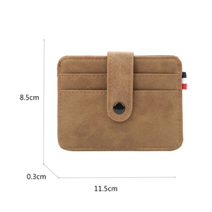 2025 tarjetero Vintage de cuero genuino más vendido informal para hombre personalizable de alta calidad recién llegado al por mayor último - Product Image 2