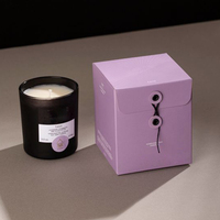 Scatola di imballaggio per aromaterapia fatta a mano confezione regalo di lusso con fibbia di moda Design per candela