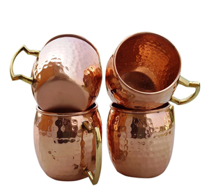 100% Taza de cobre Drinkware jugo y taza de cerveza Drinkware Diseño elegante más vendido Uso hecho a mano - Product Image 3