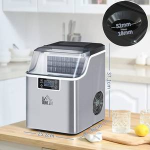 New Design Automatic Bullet <b>Ice</b> <b>Maker</b> Machine Stainless Steel <b>Countertop</b> for Home Kitchen Bar - Product Image 2