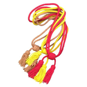 Nghi Lễ Đồng Phục Vàng Dây Drawcord 100% Bông Tráng Kết Thúc Đàn Hồi Thân Thiện Với Môi Độ Kiên Trì Cao Mũ Dây Cho Đồng Phục Túi - Product Image 5