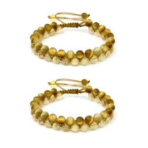 Best Fashion <b>Bracelet</b> With Agate Stone And Korean Cotton Cord Elegant Handmade Piece For Daily Outfits Or Gift Giving - Product Image 4