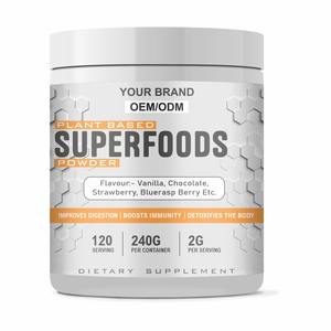 OEM Ultimate Nutrient Boost Power Blend Pure Organic Superfoods Antioxidante Wellness Powder Cápsulas Energy Vitality Suplemento - Product Image 1
